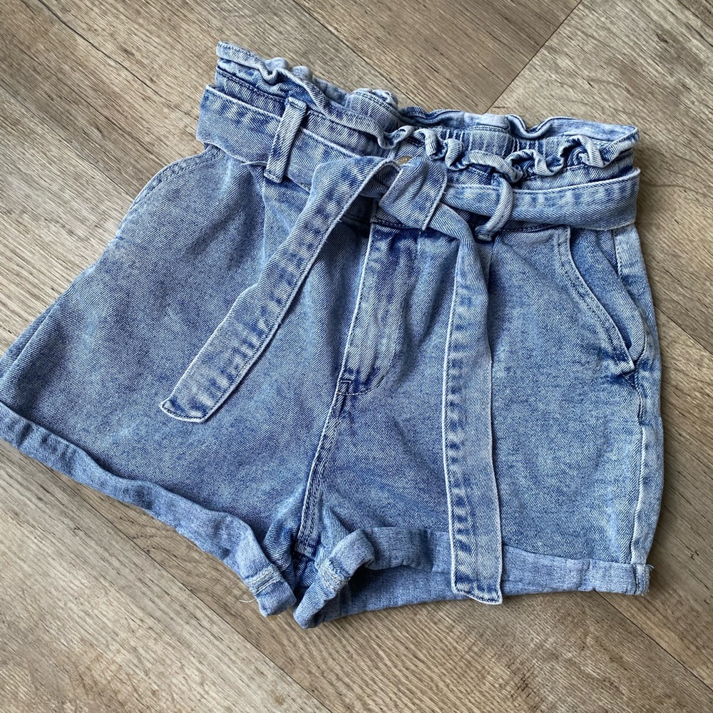 Wild Fable Paper Bag Waist Jean Shorts